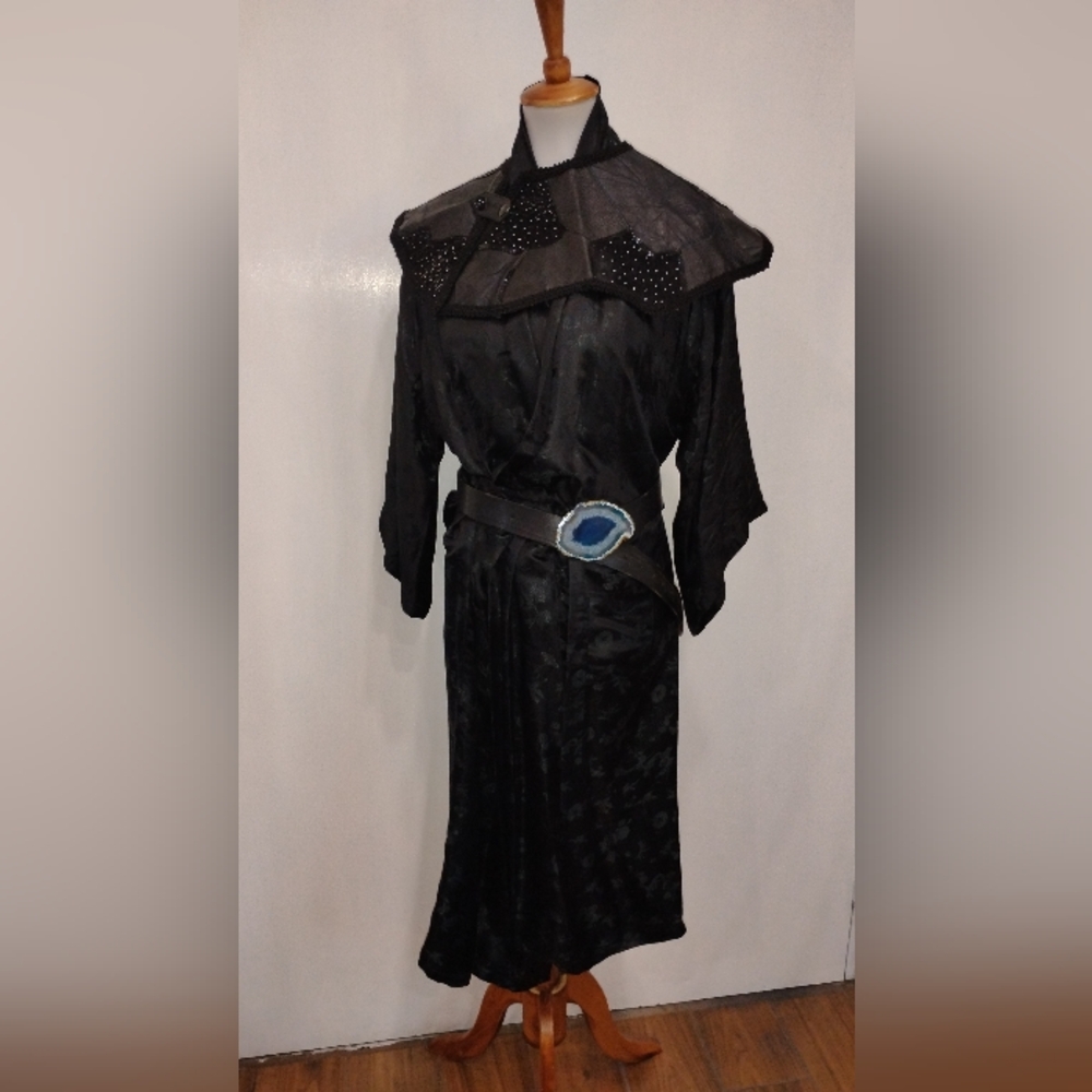 VINTAGE PATCHWORK LEATHER BAT CAPLETTE - image 14